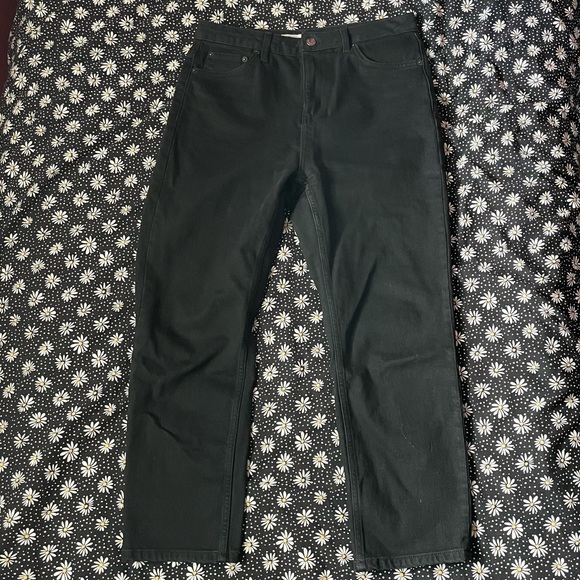 topshop black straight jeans - Picture 2 of 5